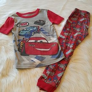 Disney Cars Lightning Mcqueen 2 piece pajamas